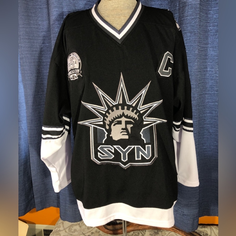 Synical Black and White Men's Jersey #4